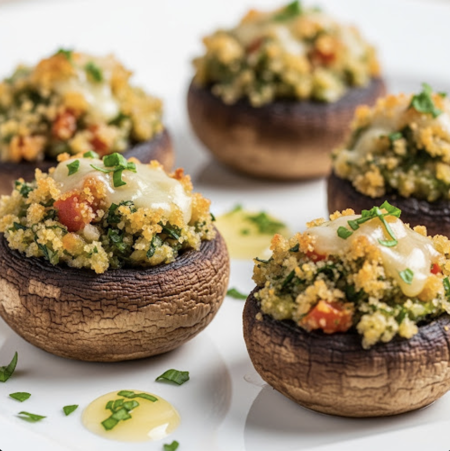 gefüllte Champignons