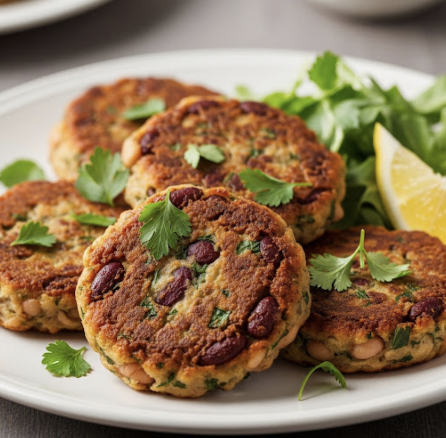 Kidneybohnen Frikadellen