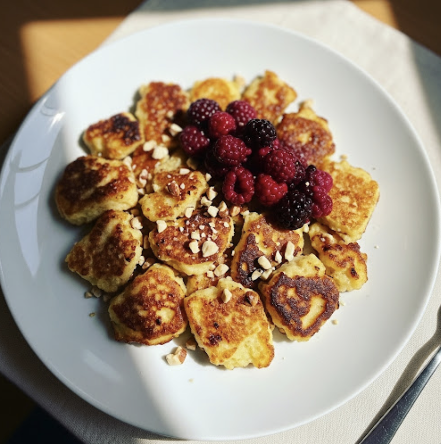 Zuckerfreier Quarkschmarrn mit Zitronennote