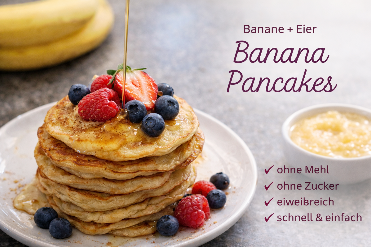 Bananen Pancakes