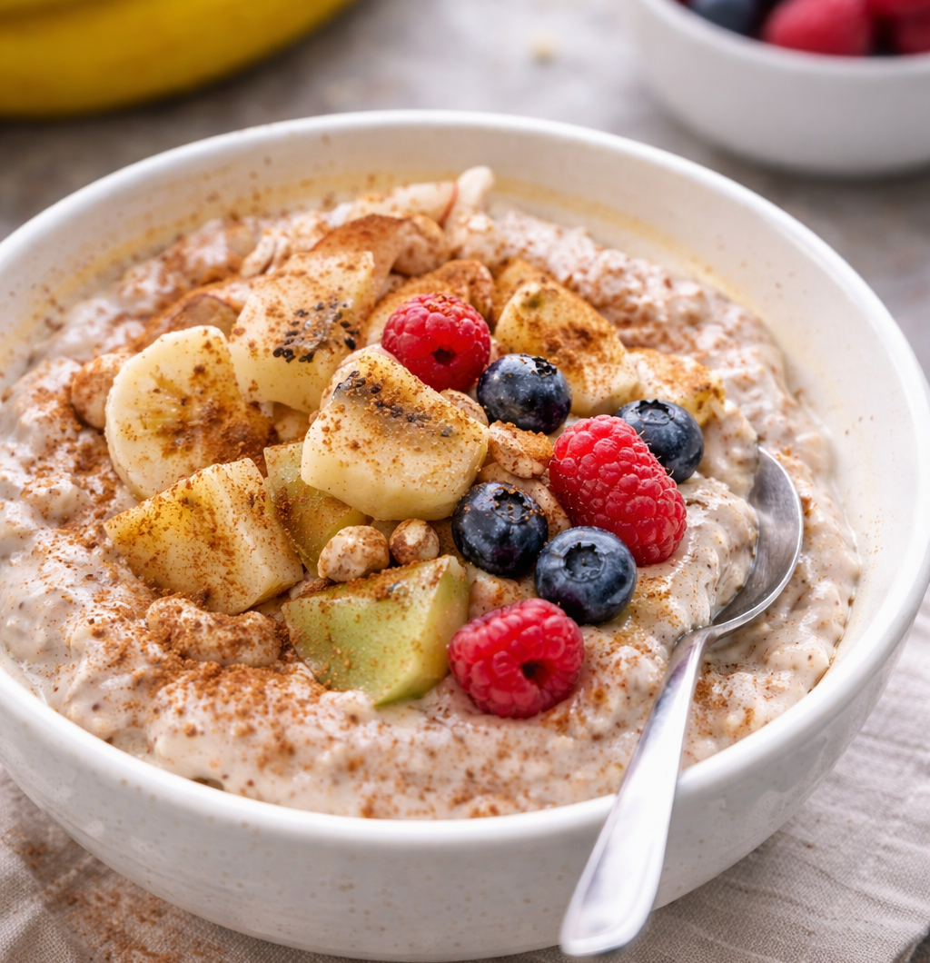 Protein-Porridge mit Banane & Zimt